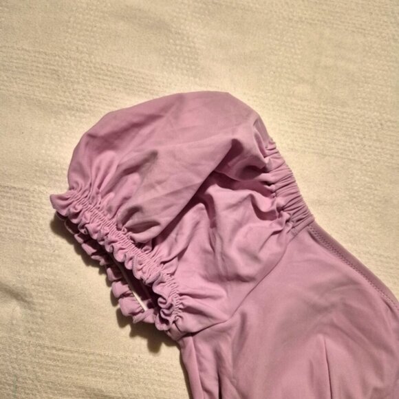 Cupshe women's size Medium purple swim top, EUC - Picture 2 of 8